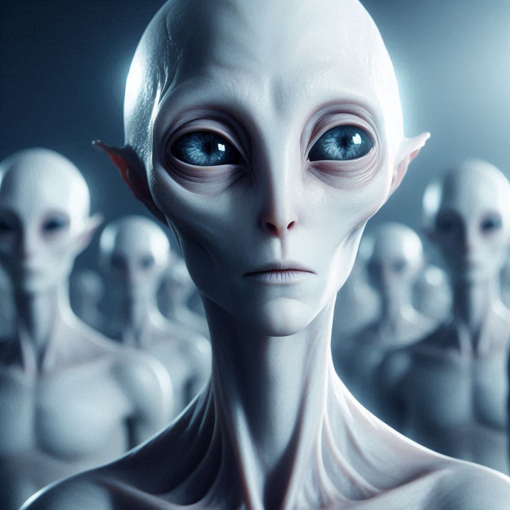 regroup of tall whites alien